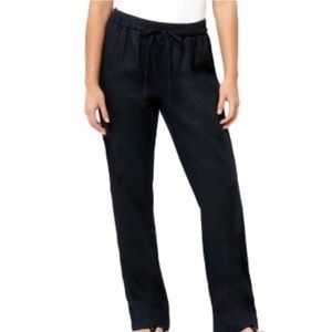 Company Ellen Tracy 100% Linen Pants Color:Navy Size:XXL NWT